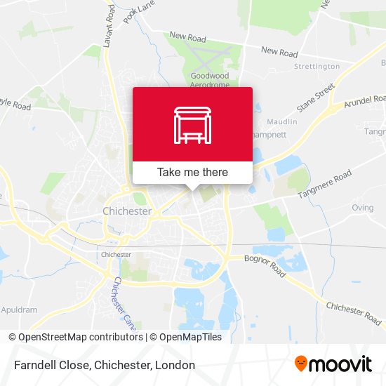 Farndell Close, Chichester map