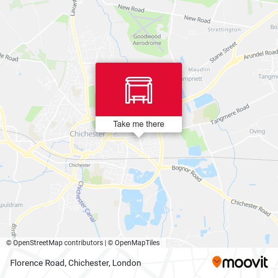 Florence Road, Chichester map