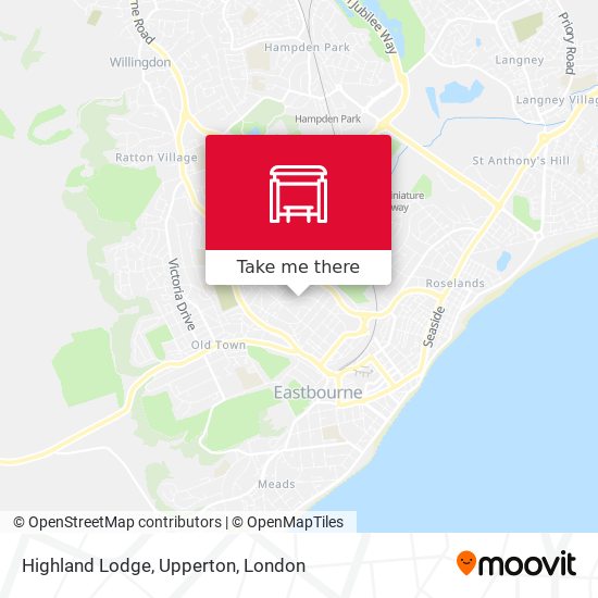 Highland Lodge, Upperton map