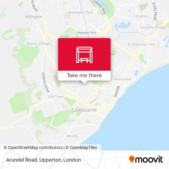 Arundel Road, Upperton map