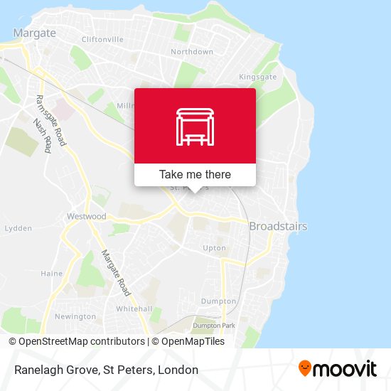 Ranelagh Grove, St Peters map