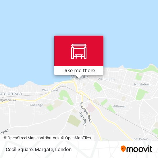 Cecil Square, Margate map