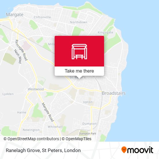 Ranelagh Grove, St Peters map
