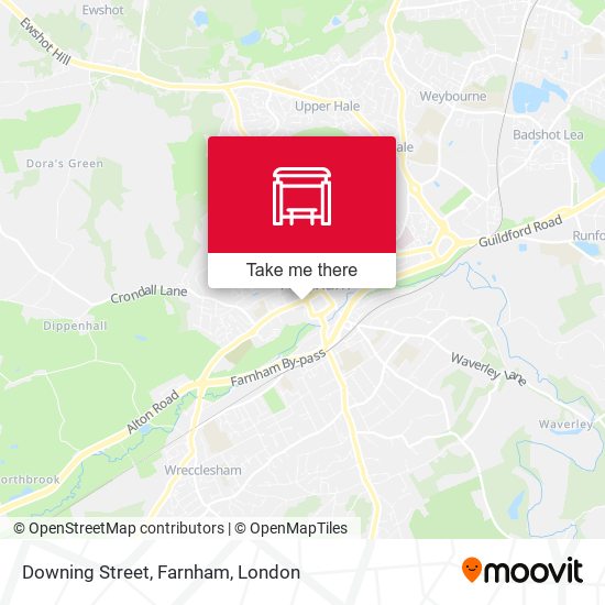 Downing Street, Farnham map