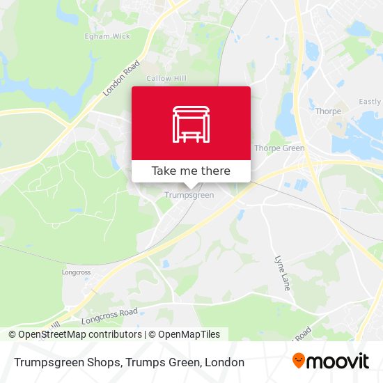 Trumpsgreen Shops, Trumps Green map