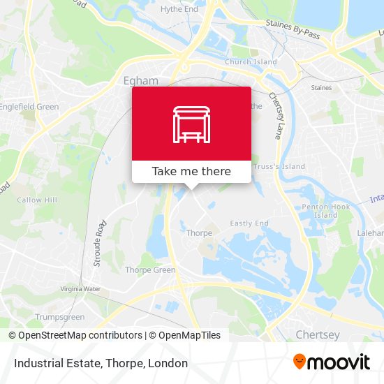 Industrial Estate, Thorpe map