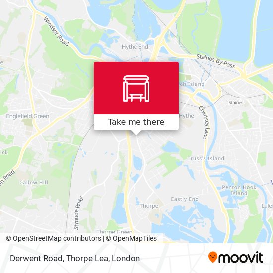 Derwent Road, Thorpe Lea map