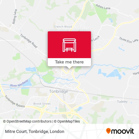 Mitre Court, Tonbridge map