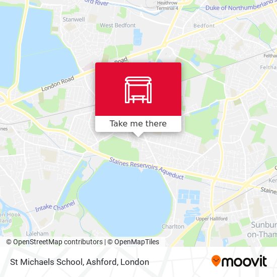 St Michaels School, Ashford map
