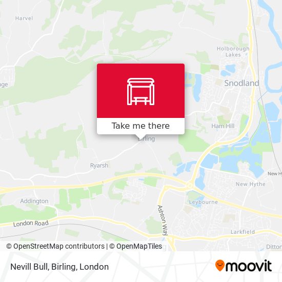 Nevill Bull, Birling map