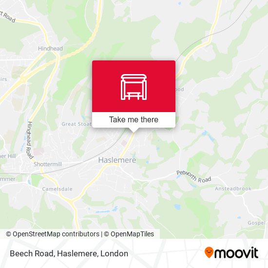 Beech Road, Haslemere map
