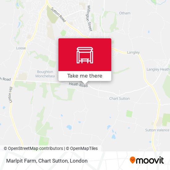 Marlpit Farm, Chart Sutton map