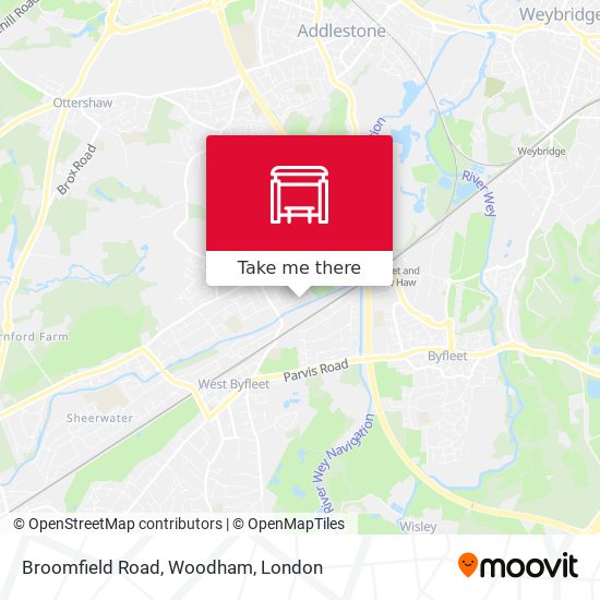 Broomfield Road, Woodham map