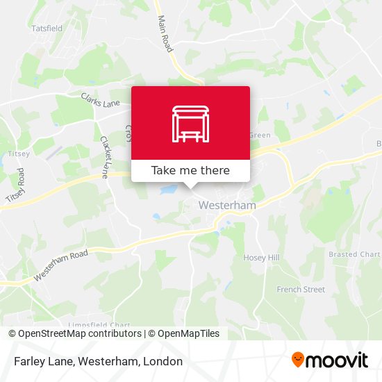 Farley Lane, Westerham map