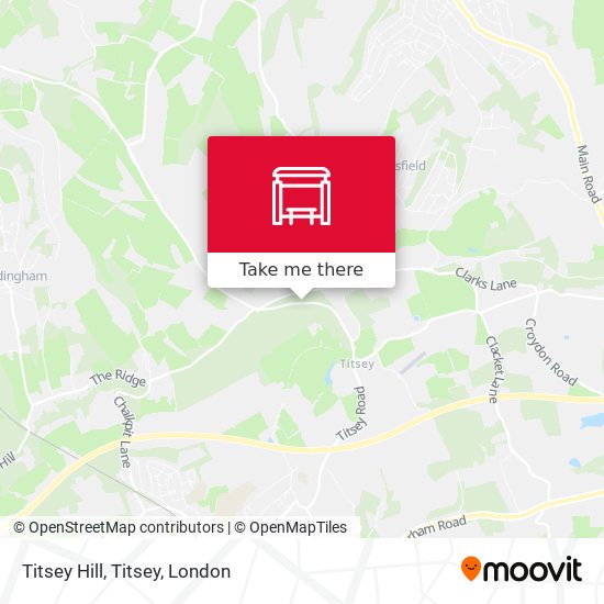 Titsey Hill, Titsey map