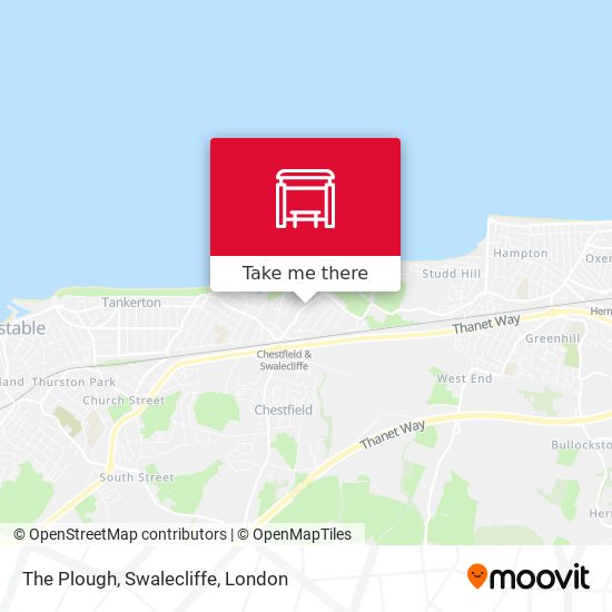 The Plough, Swalecliffe map