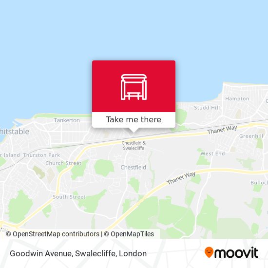 Goodwin Avenue, Swalecliffe map