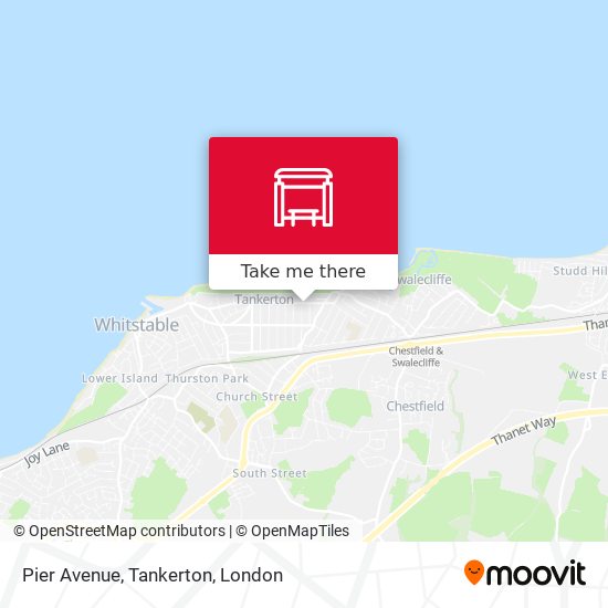 Pier Avenue, Tankerton map
