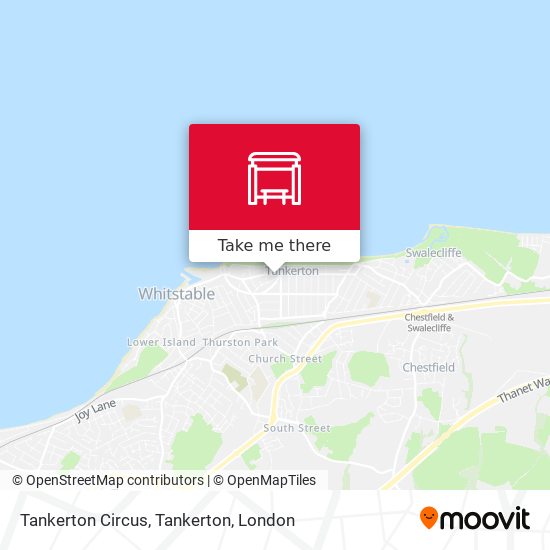Tankerton Circus, Tankerton map