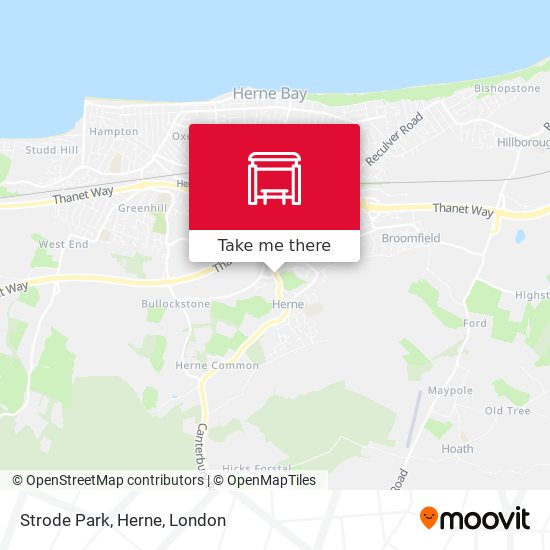 Strode Park, Herne map