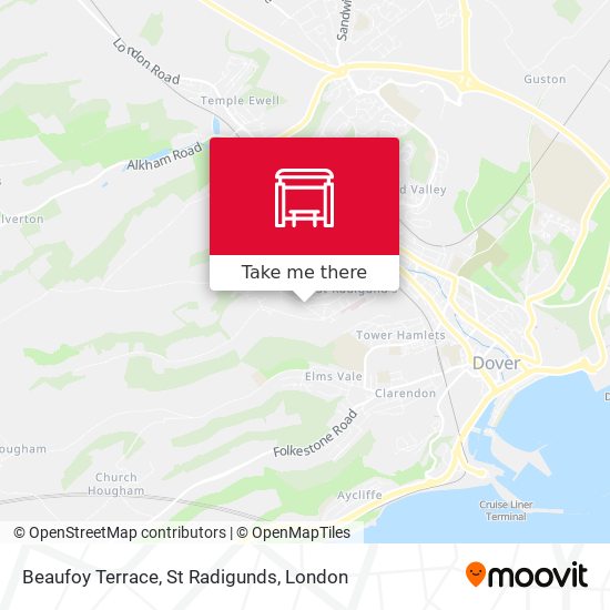 Beaufoy Terrace, St Radigunds map