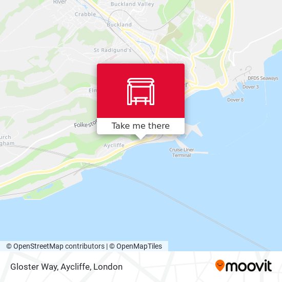 Gloster Way, Aycliffe map