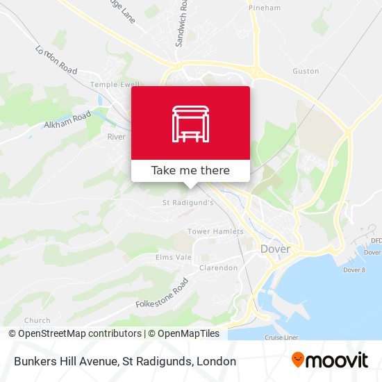 Bunkers Hill Avenue, St Radigunds map