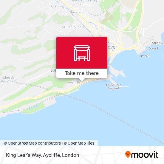 King Lear's Way, Aycliffe map