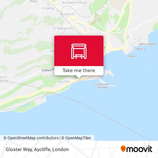 Gloster Way, Aycliffe map