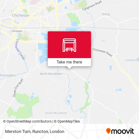 Merston Turn, Runcton map