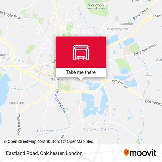 Eastland Road, Chichester map