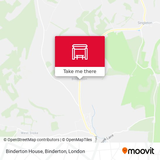 Binderton House, Binderton map