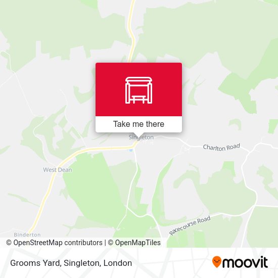 Grooms Yard, Singleton map