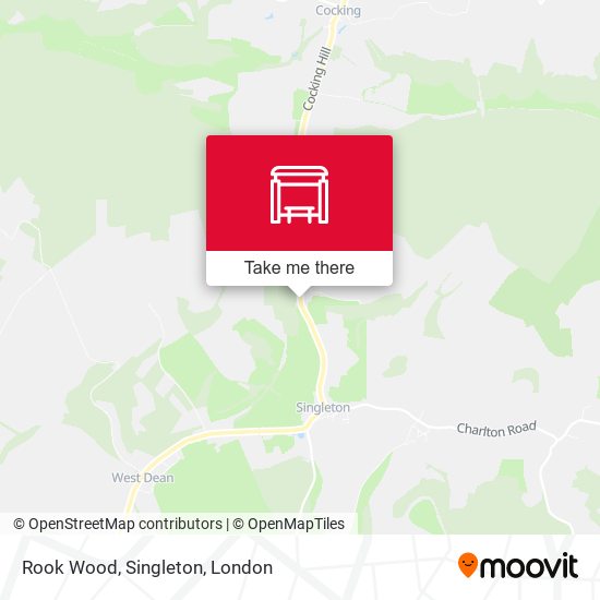 Rook Wood, Singleton map