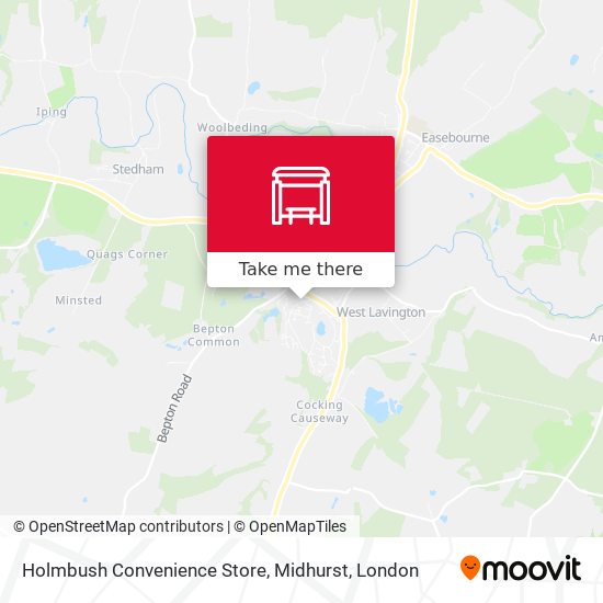 Holmbush Convenience Store, Midhurst map