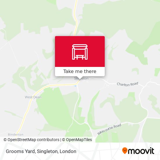 Grooms Yard, Singleton map
