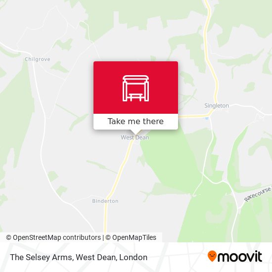 The Selsey Arms, West Dean map