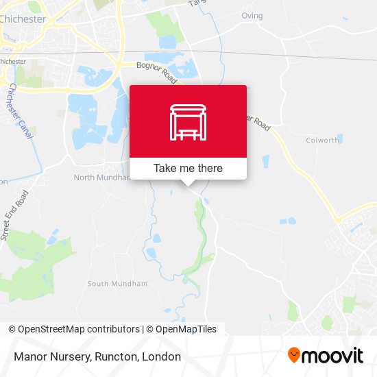 Manor Nursery, Runcton map