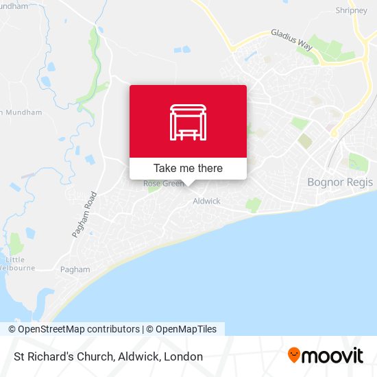 St Richard's Church, Aldwick map