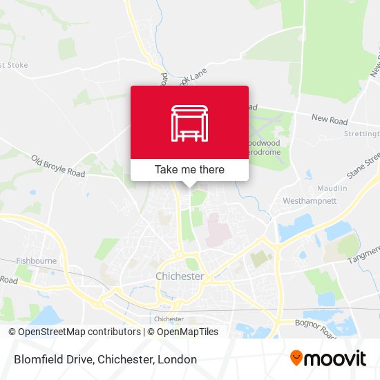 Blomfield Drive, Chichester map