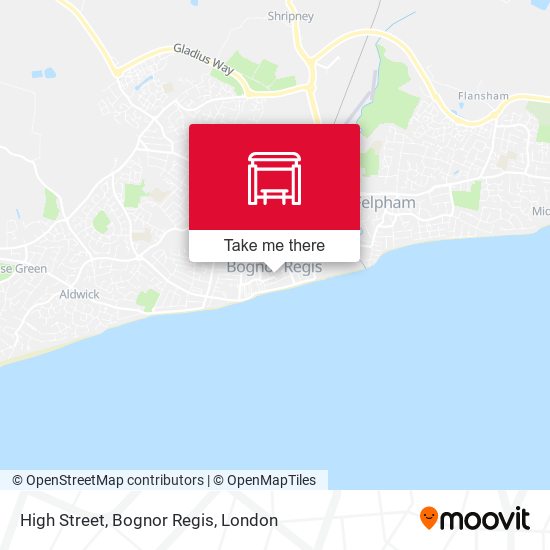 High Street, Bognor Regis map