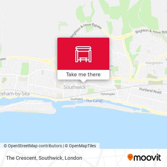 The Crescent, Southwick map