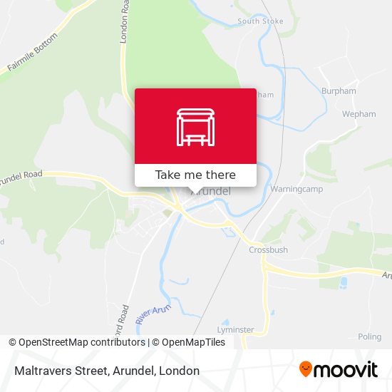Maltravers Street, Arundel map