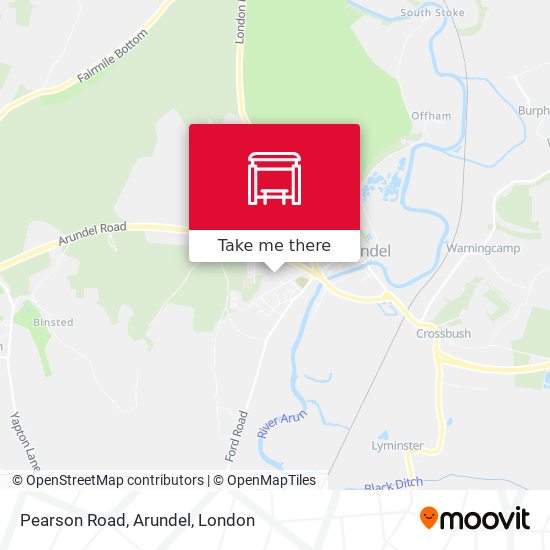 Pearson Road, Arundel map