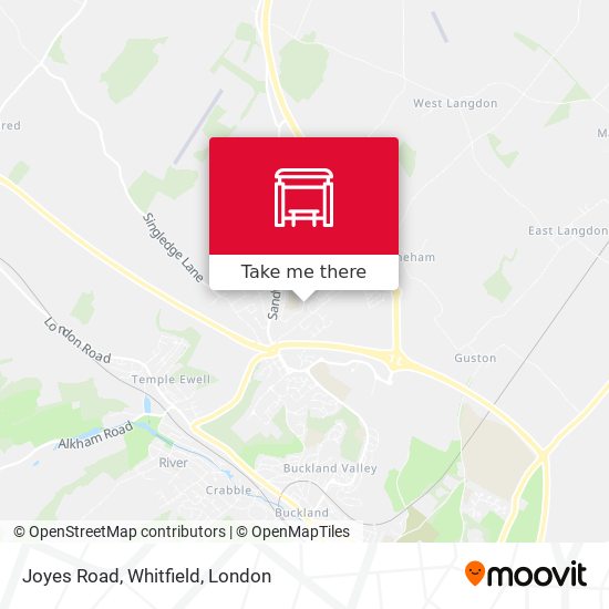 Joyes Road, Whitfield map