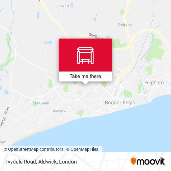 Ivydale Road, Aldwick map