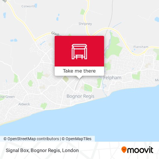 Signal Box, Bognor Regis map