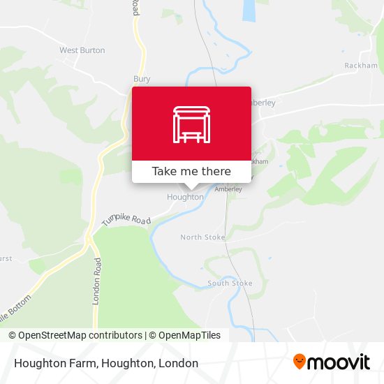 Houghton Farm, Houghton map