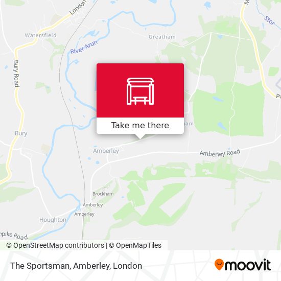 The Sportsman, Amberley map