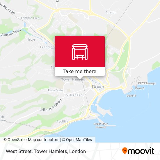 West Street, Tower Hamlets map